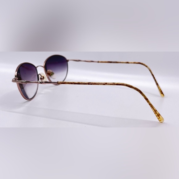 Vintage Fratelli Lozza ME-21 Bronze Oval Sunglasses Frames Only - Picture 5 of 8